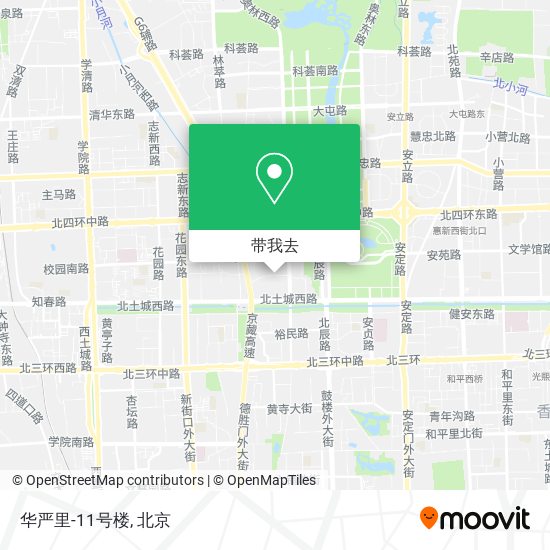华严里-11号楼地图