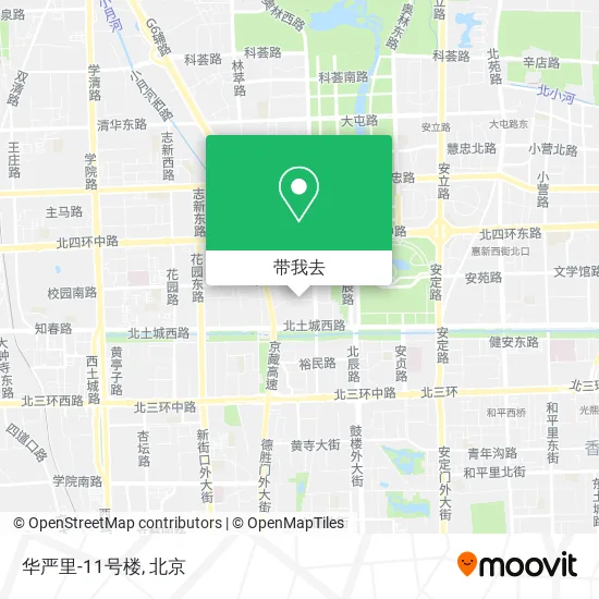 华严里-11号楼地图