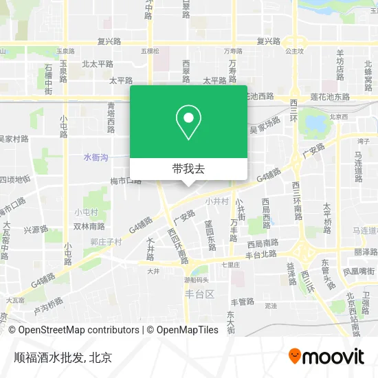 顺福酒水批发地图