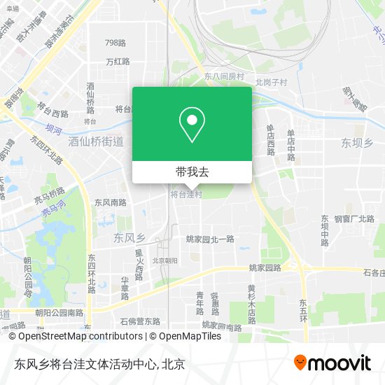 东风乡将台洼文体活动中心地图