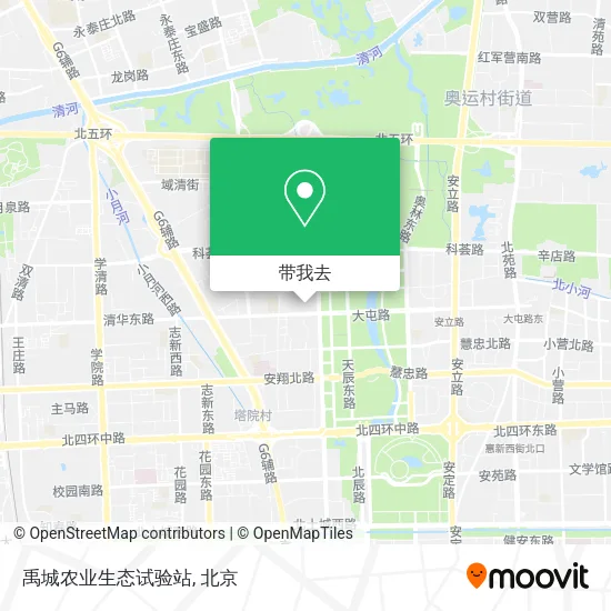 禹城农业生态试验站地图