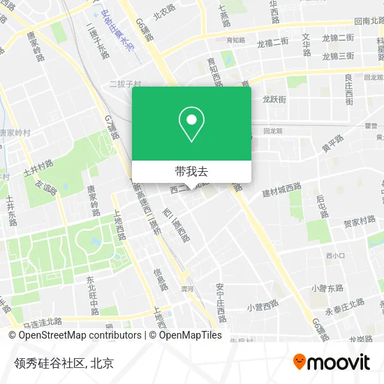 领秀硅谷社区地图