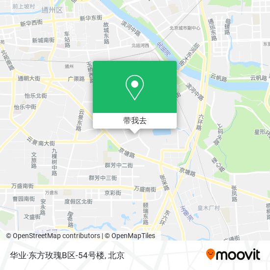 华业·东方玫瑰B区-54号楼地图