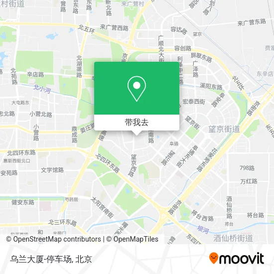 乌兰大厦-停车场地图