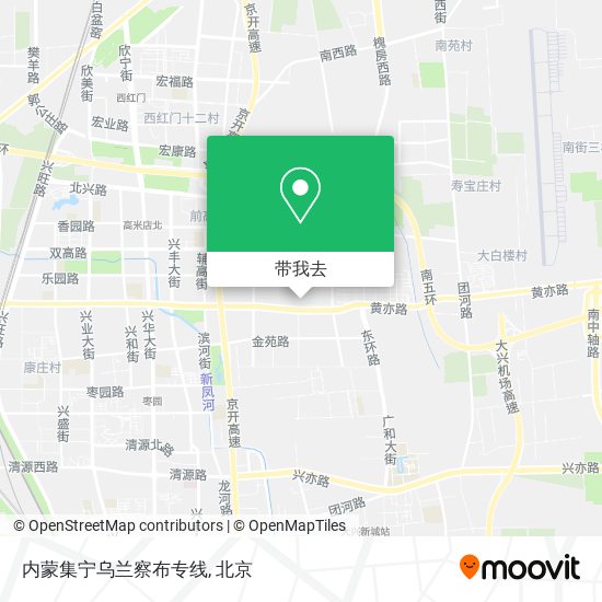内蒙集宁乌兰察布专线地图