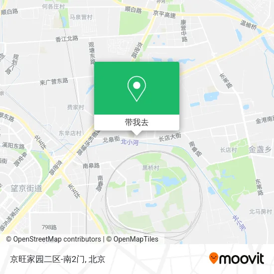 京旺家园二区-南2门地图