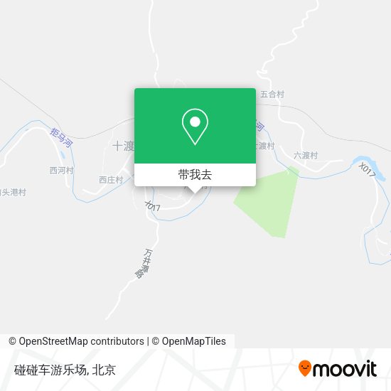 碰碰车游乐场地图