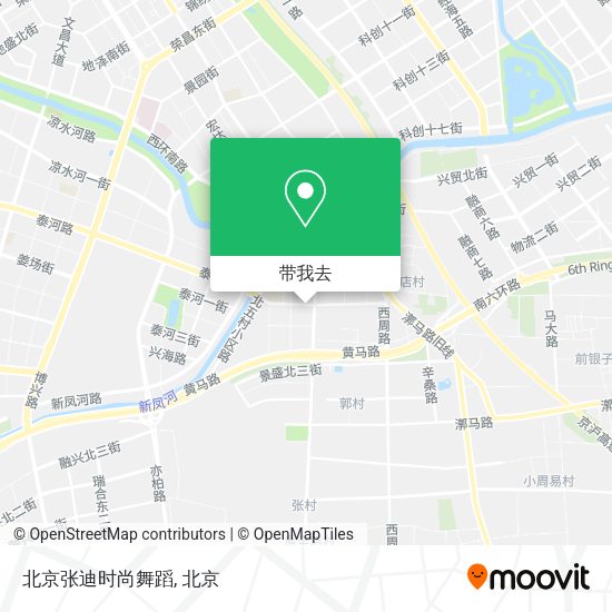 北京张迪时尚舞蹈地图