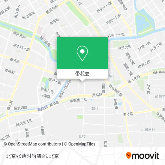 北京张迪时尚舞蹈地图