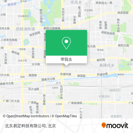 北京易定科技有限公司地图