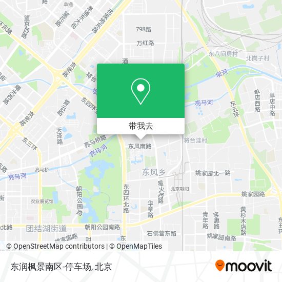 东润枫景南区-停车场地图