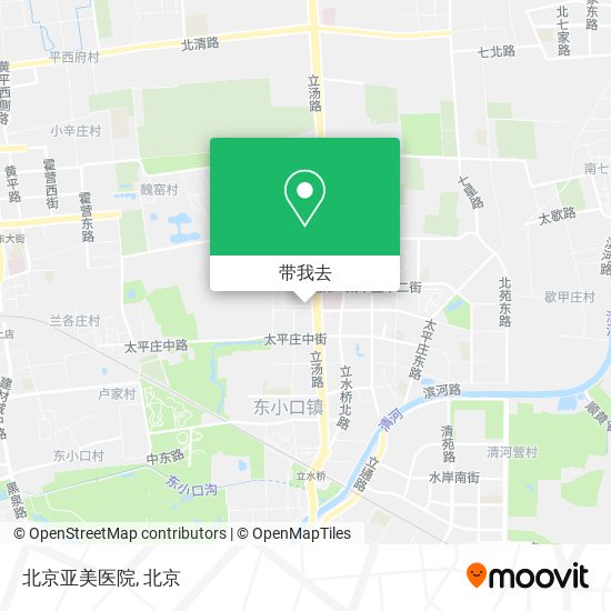 北京亚美医院地图