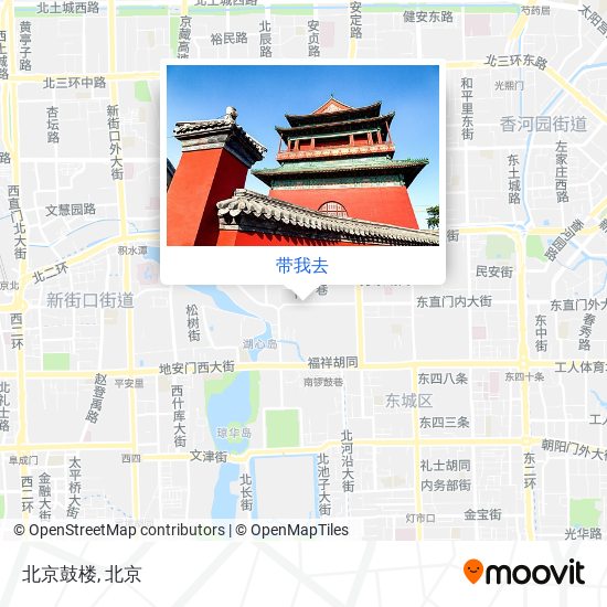 北京鼓楼地图