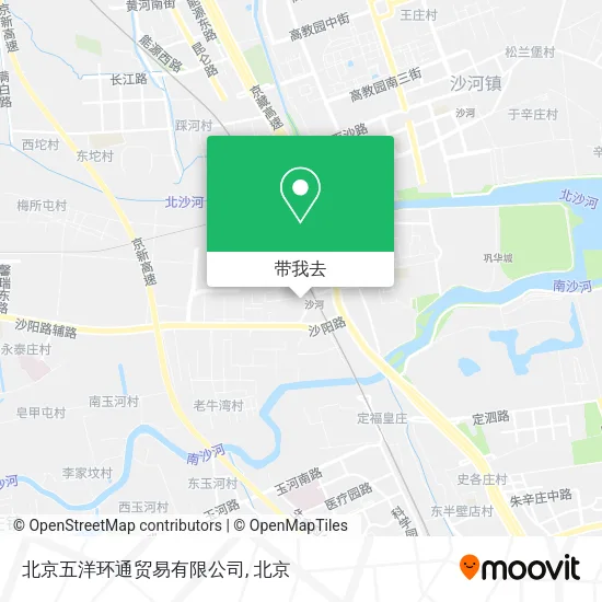 北京五洋环通贸易有限公司地图