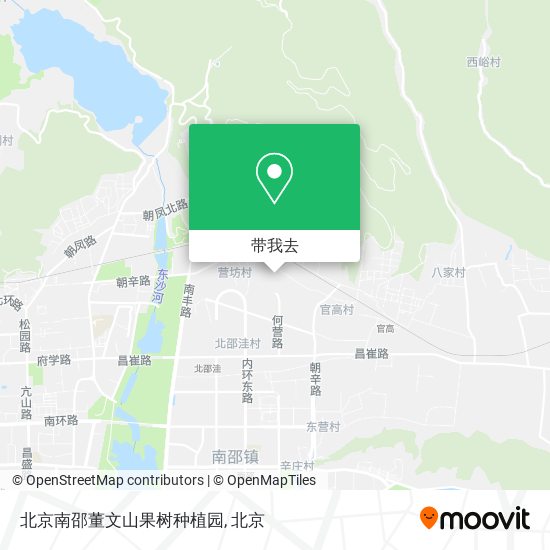 北京南邵董文山果树种植园地图
