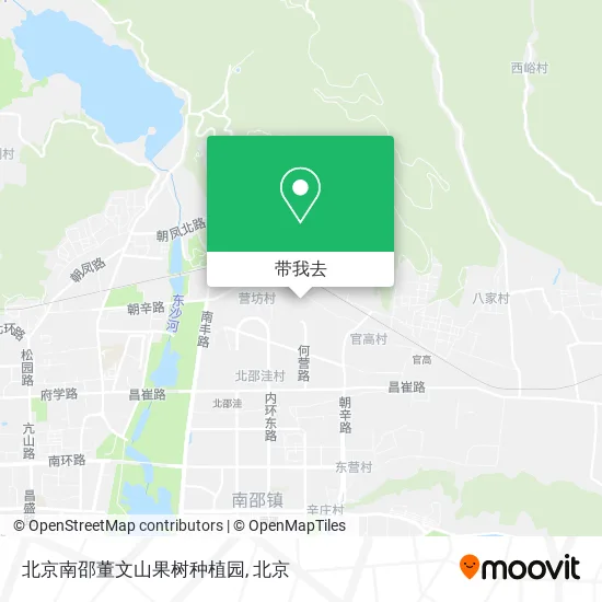 北京南邵董文山果树种植园地图
