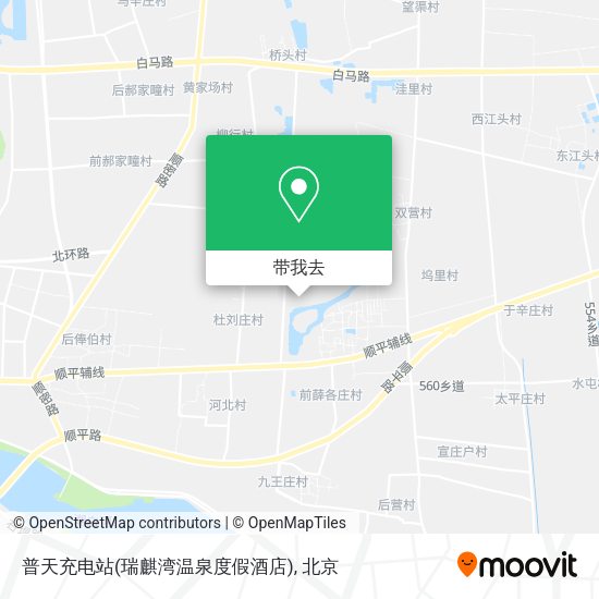 普天充电站(瑞麒湾温泉度假酒店)地图