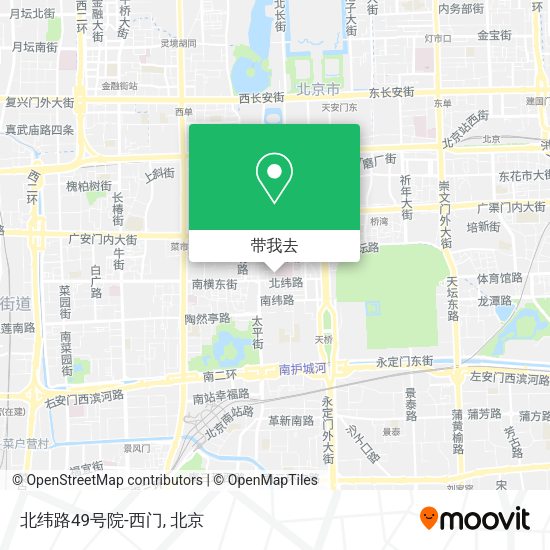 北纬路49号院-西门地图