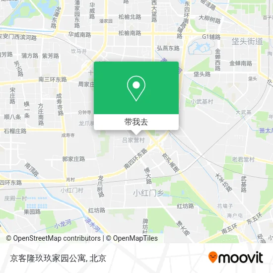 京客隆玖玖家园公寓地图