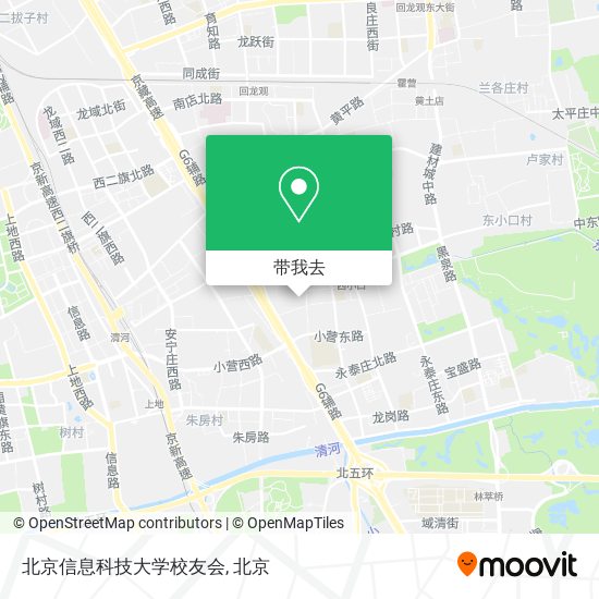 北京信息科技大学校友会地图