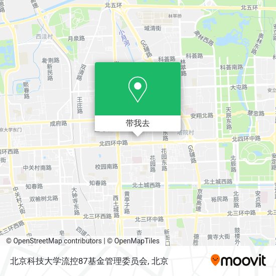 北京科技大学流控87基金管理委员会地图