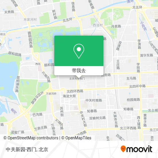 中关新园-西门地图