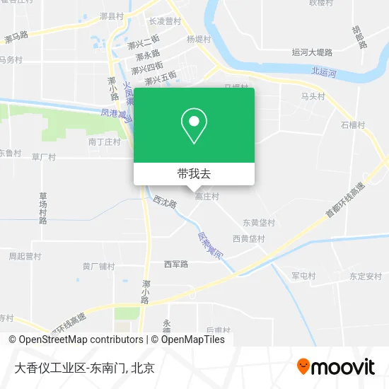 大香仪工业区-东南门地图