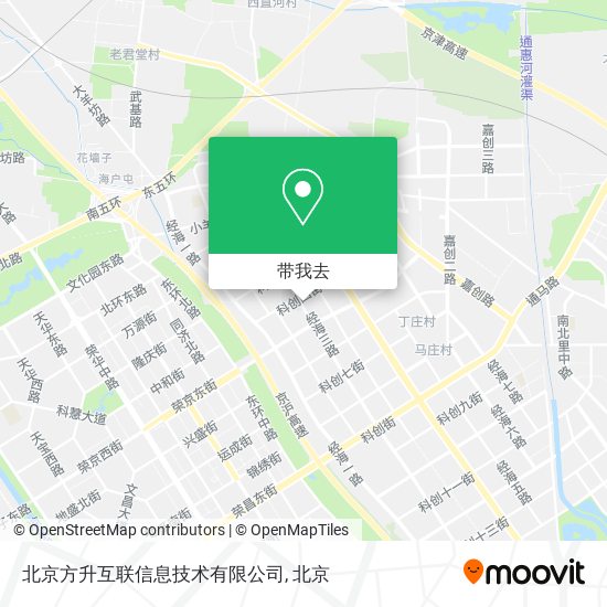 北京方升互联信息技术有限公司地图