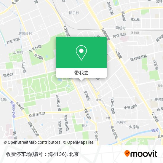 收费停车场(编号：海4136)地图