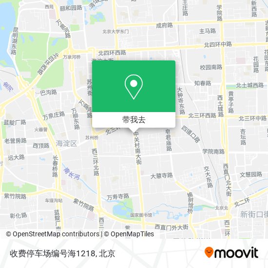 收费停车场编号海1218地图