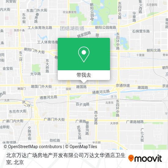 北京万达广场房地产开发有限公司万达文华酒店卫生室地图