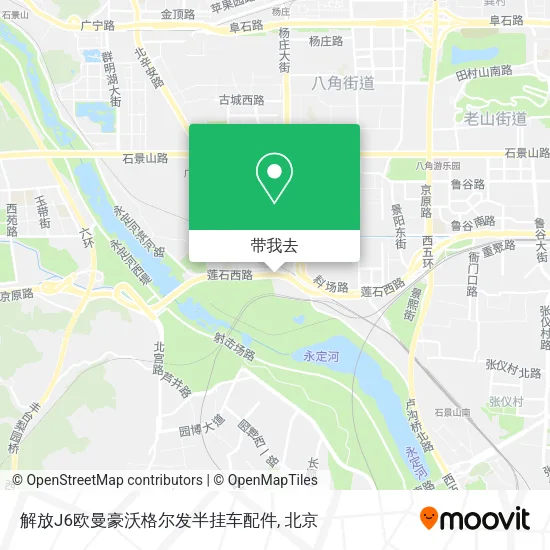 解放J6欧曼豪沃格尔发半挂车配件地图