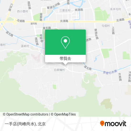 一手店(尚峰尚水)地图