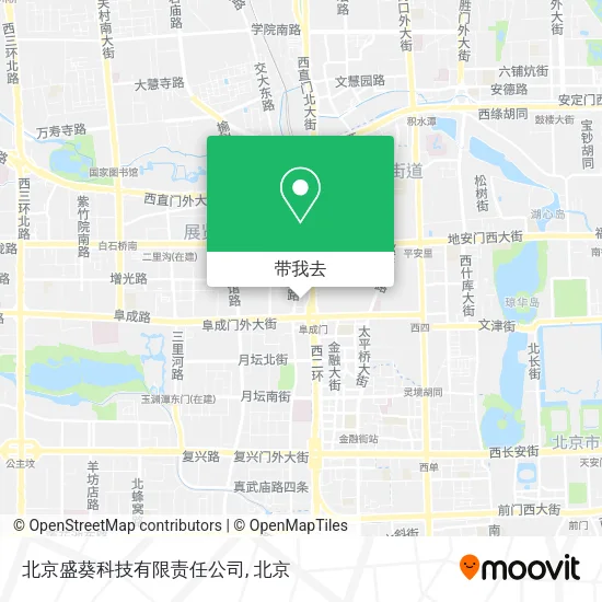 北京盛葵科技有限责任公司地图