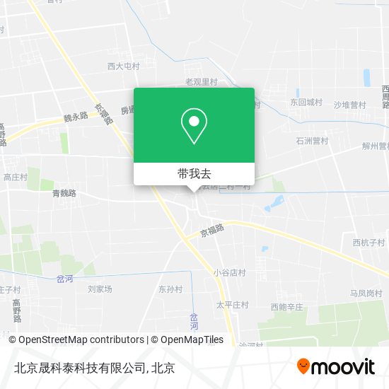 北京晟科泰科技有限公司地图