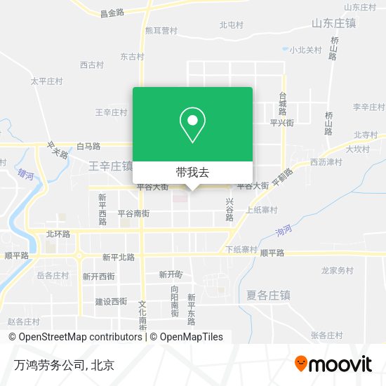 万鸿劳务公司地图
