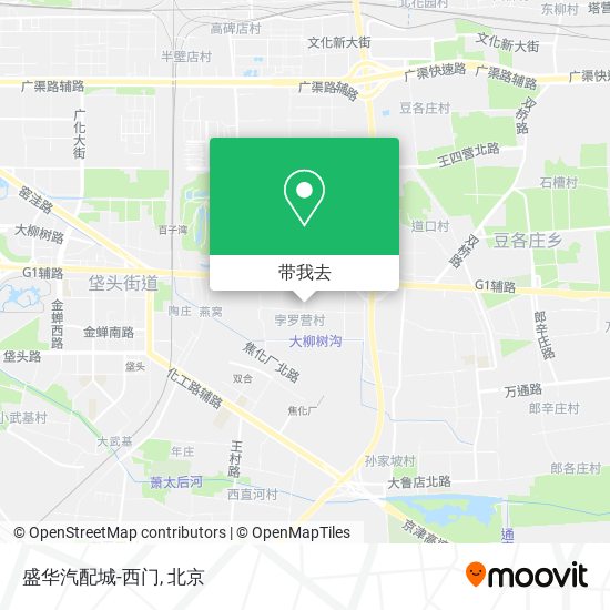 盛华汽配城-西门地图