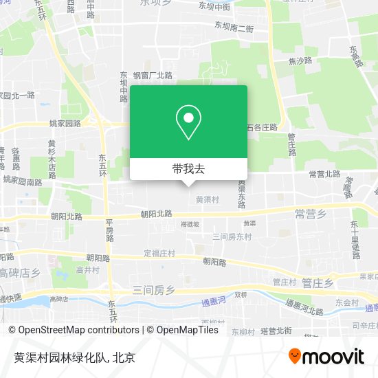 黄渠村园林绿化队地图