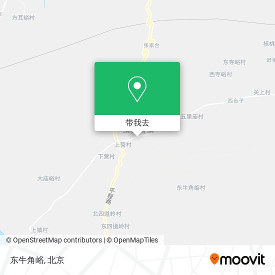 东牛角峪地图