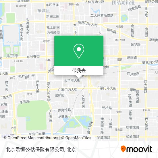 北京君恒公估保险有限公司地图