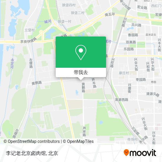 李记老北京卤肉馆地图