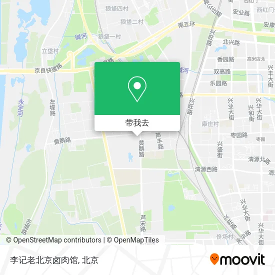 李记老北京卤肉馆地图