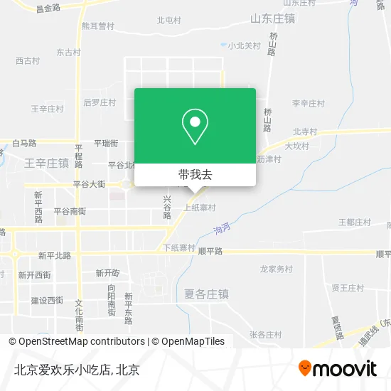 北京爱欢乐小吃店地图