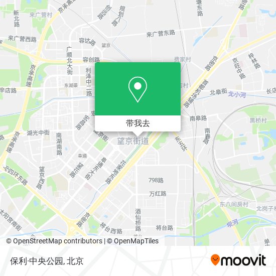 保利·中央公园地图