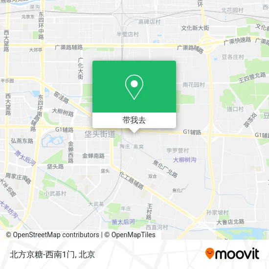 北方京糖-西南1门地图
