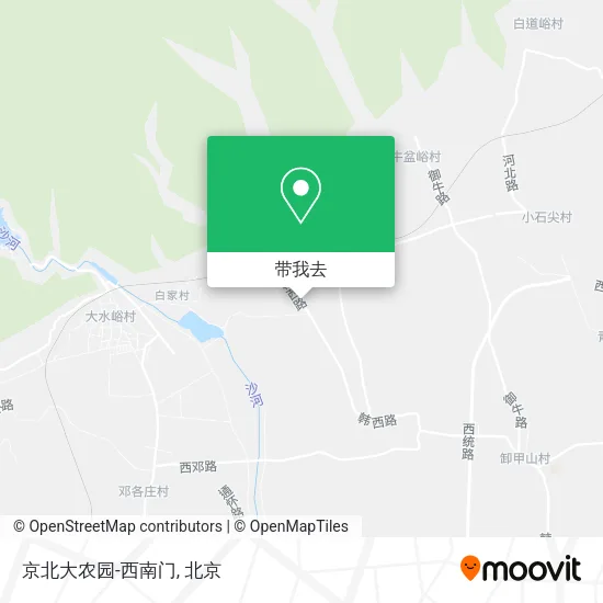 京北大农园-西南门地图