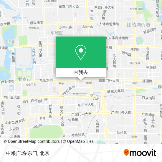中粮广场-东门地图