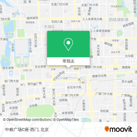 中粮广场C座-西门地图