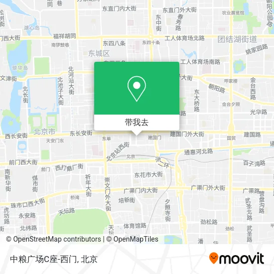 中粮广场C座-西门地图
