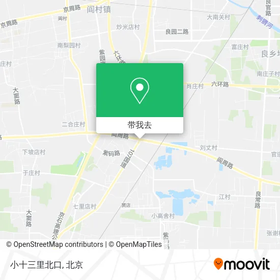 小十三里北口地图
